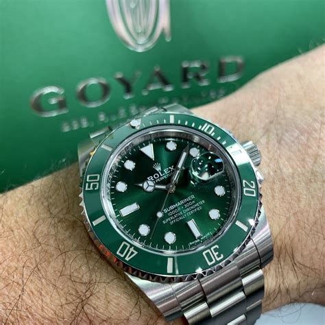 Rolex submariner green bezel price